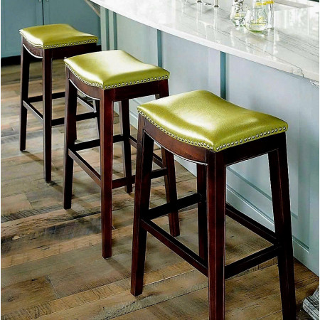 Saddle Green - H 74cm : Ghế Quầy Bar , Đảo Bếp 